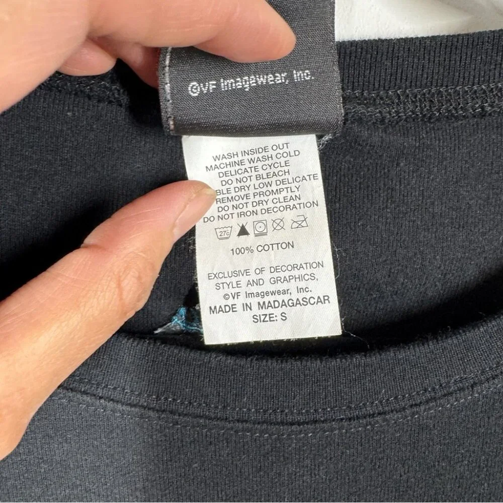 Vintage Y2K 2005 Harley Davidson Black Long Sleeve Graphic Tee Size S - Picture 8 of 15